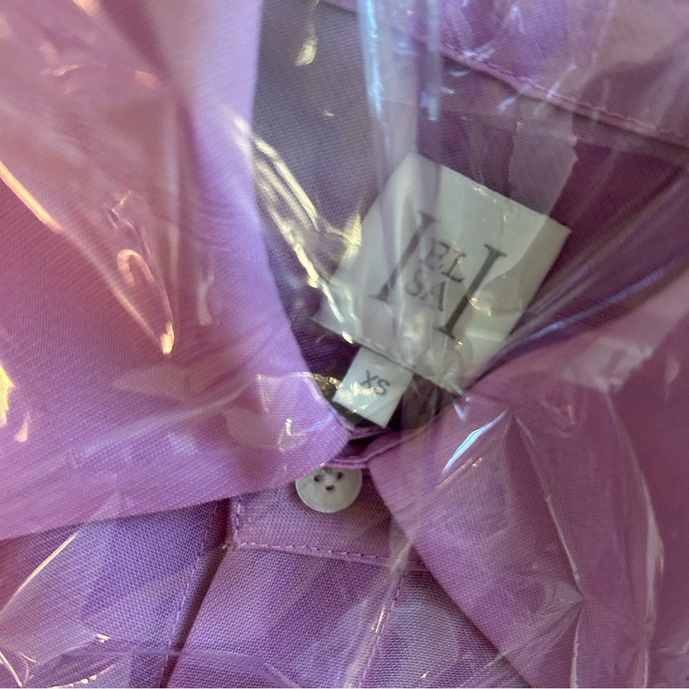 NWT BEST Helsa The Silk Gazar Shirt Ash Rose Pink Quiet Lux - Picture 6 of 12